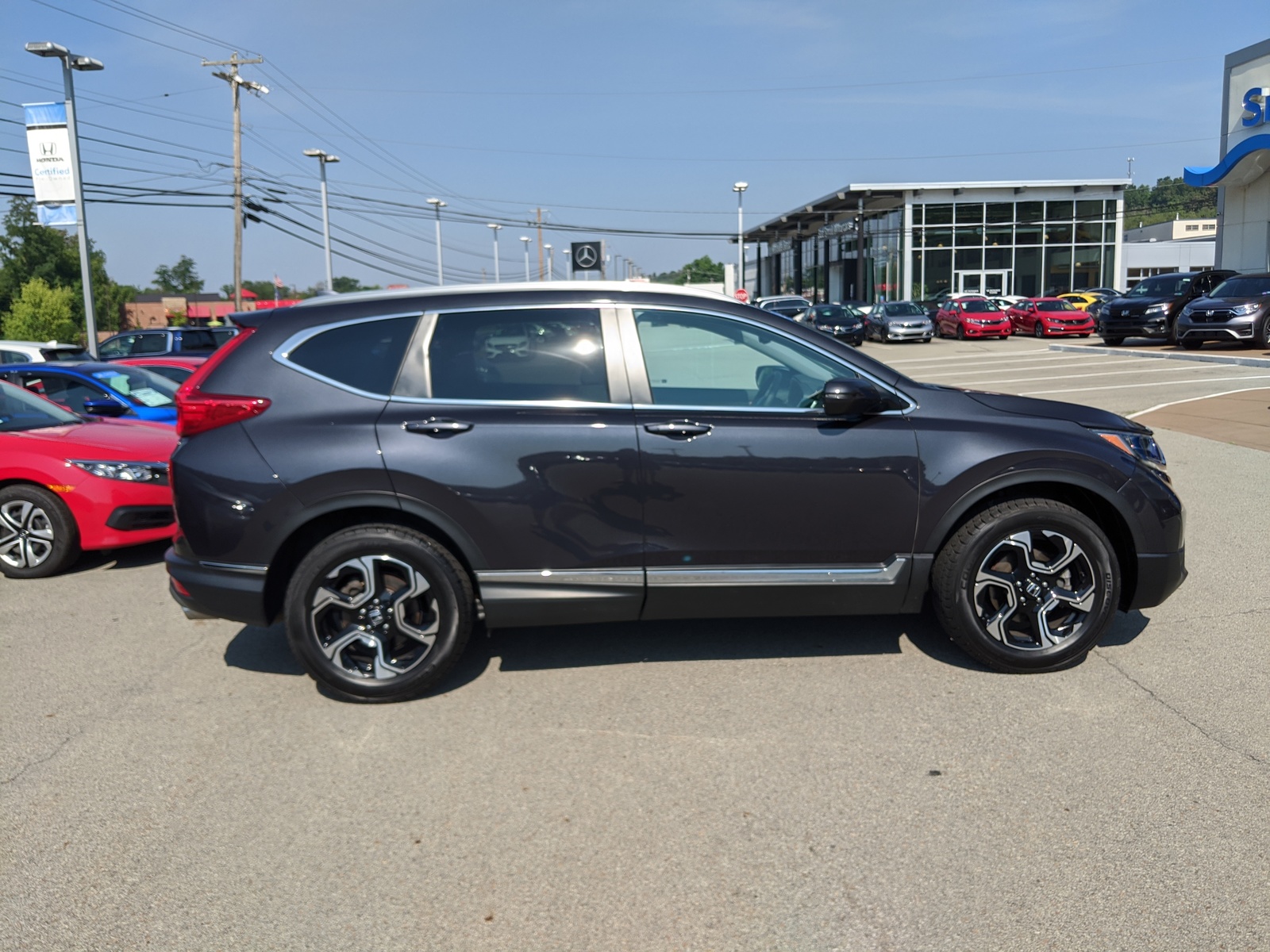 Pre-Owned 2017 Honda CR-V Touring in Gunmetal Metallic | Greensburg, PA ...