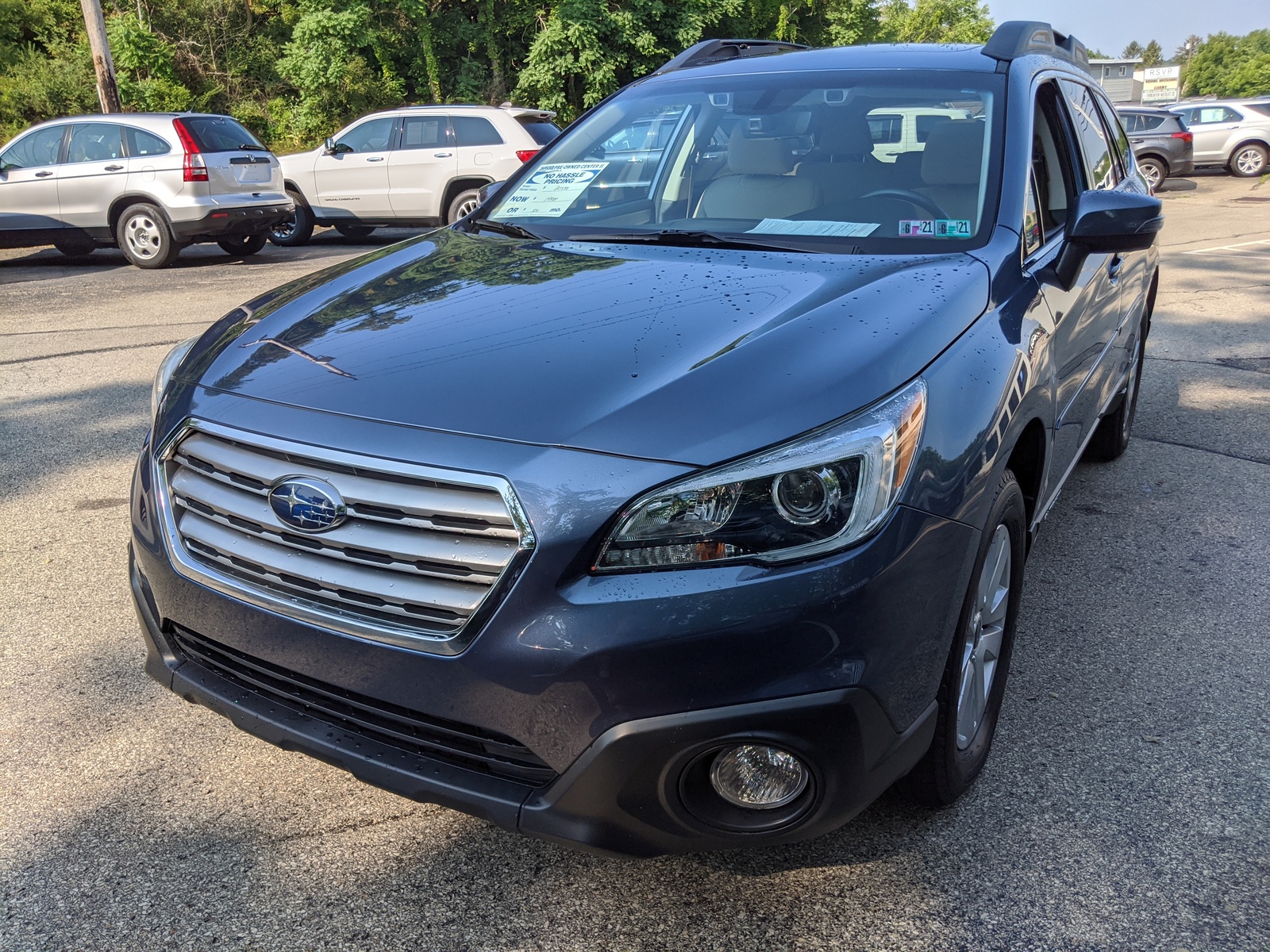 Pre-Owned 2017 Subaru Outback Premium In Twilight Blue Metallic ...