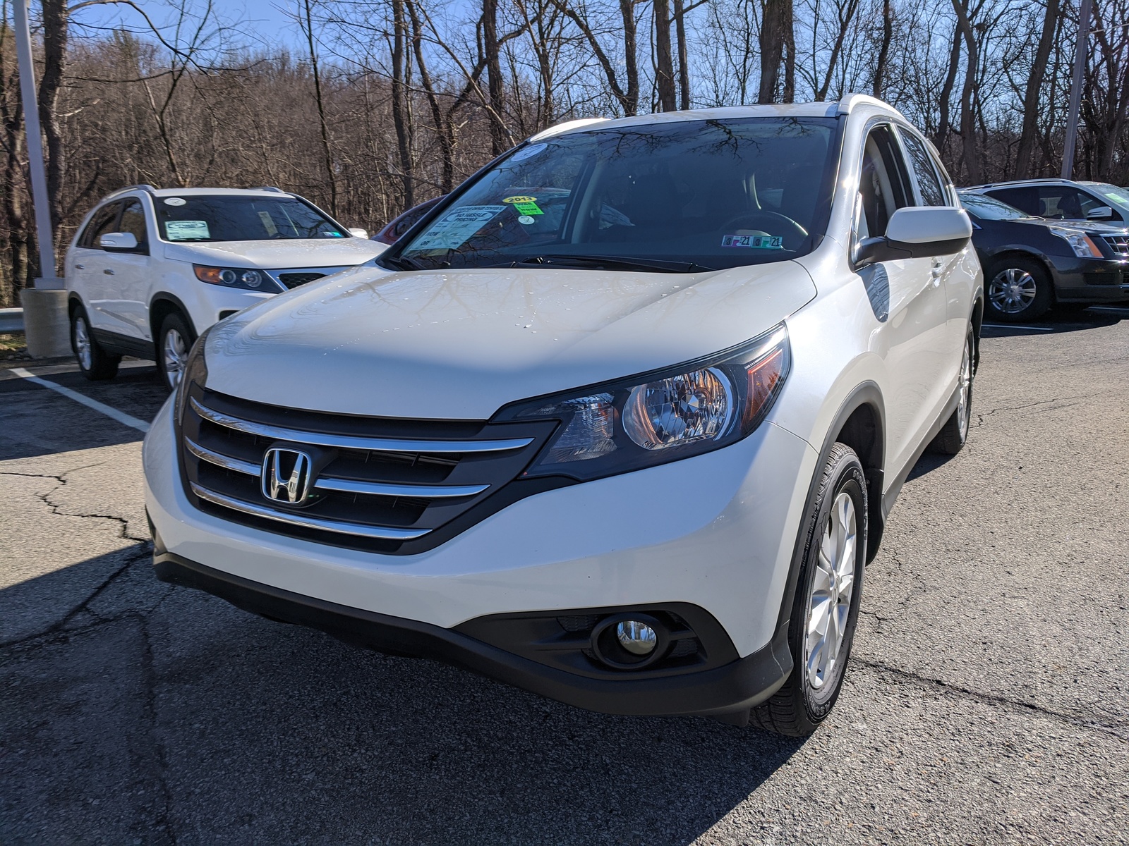 Pre-Owned 2014 Honda CR-V EX-L in White Diamond Pearl | Greensburg, PA ...